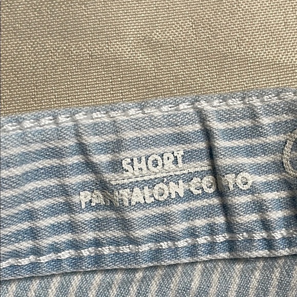 CAT & JACK Light Blue Striped Denim Shorts - Picture 8 of 11